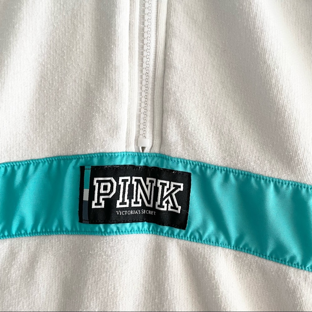 White and Blue PINK Light Hoodie - Picture 3 of 6